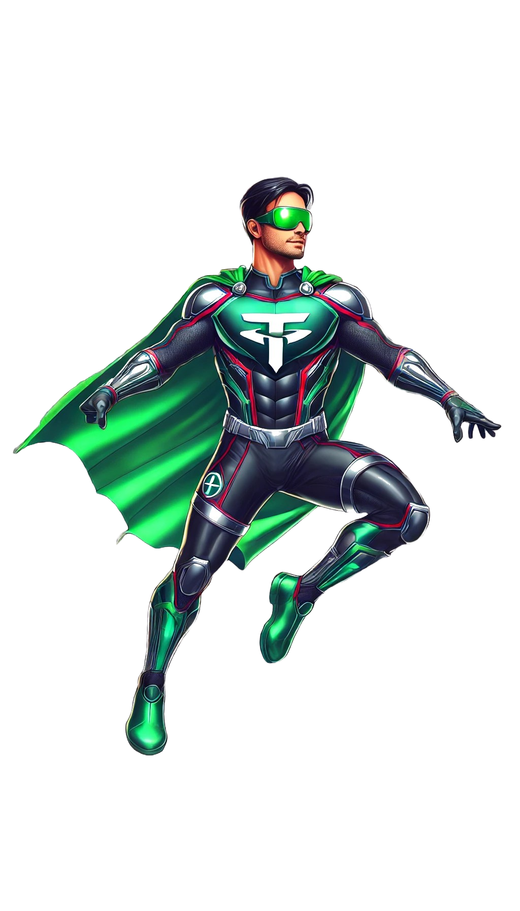 USDT Man Superhero